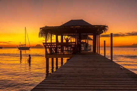 huts over water florida